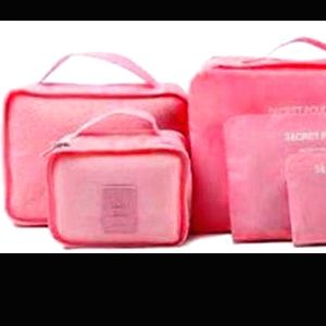 6 set travel packing cubes